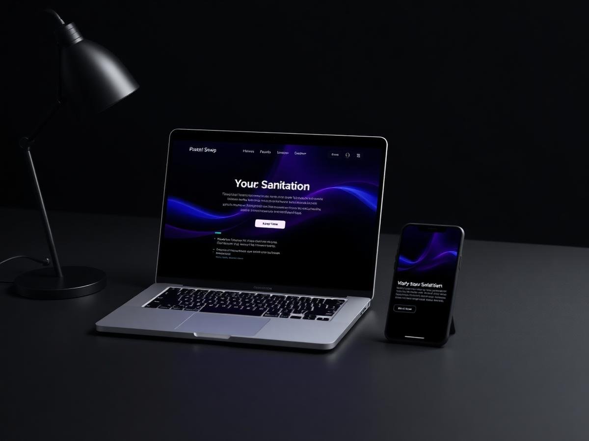 Laptop — prikaz vizuelnog identiteta