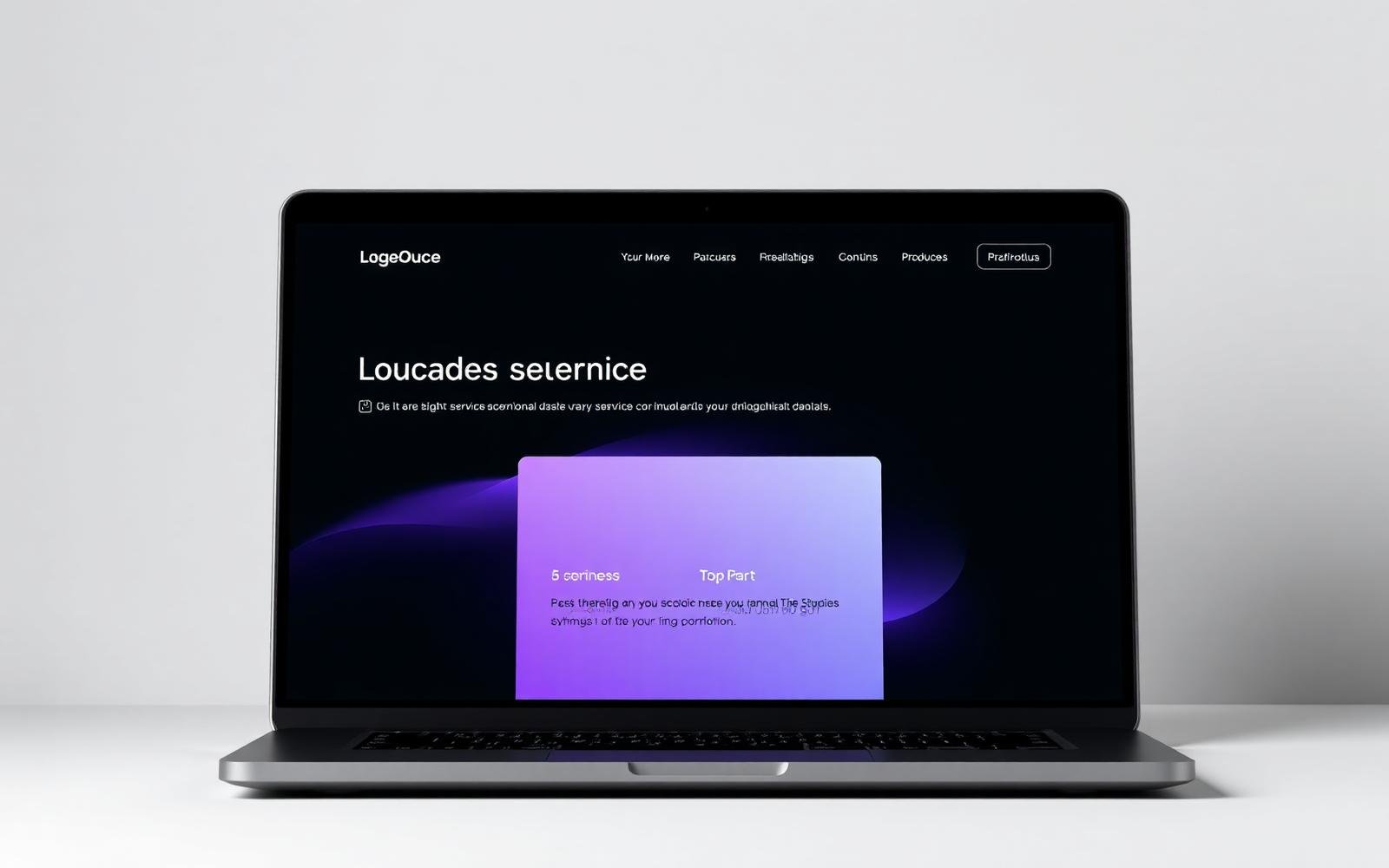 Premium Business Website — desktop prikaz